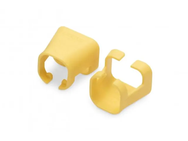 Kleurclips voor RJ45-kabels Geel verpakking van 100 stuks