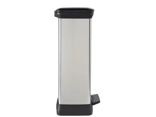 Pedaalemmer Decobin Duo 23+23 Liter Zilver Zwart