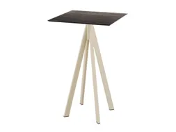 statafel,HxBxD 1090x700x700mm,rechthoekig,4voeten zandkleuren