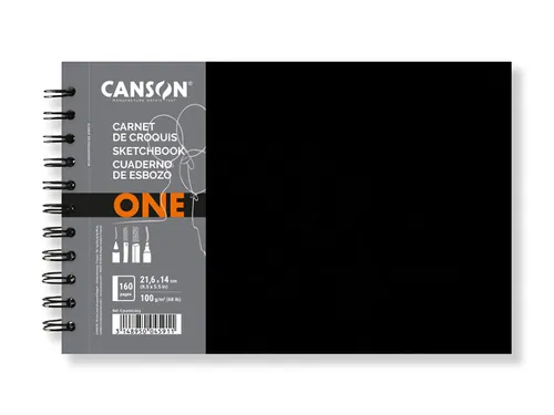 Schetsboek Canson Art Book One spiraalgebonden 160vel 100gr 216x140mm