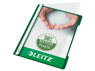 Snelhechter Leitz 4191 standaard A4 groen 30% gerecycled plastic - 1