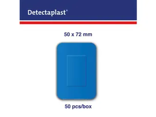 Detectaplast 8144 Pleister waterafstotend blauw 50x72mm 50 Stuks - 4
