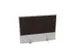 panneau de rehausse,p. table de bureau,MP-gris clair,BN2036-marron