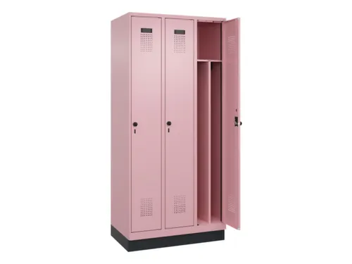 locker voor scheiding van kleding,HxBxD 1950x900x500mm,3vak