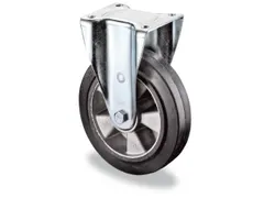 Bokwiel 300kg Elastische Banden D X B 160x 50mm Aluminium Velg