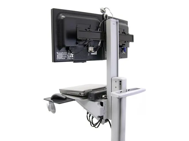 Computertrolley Neo-Flex Dual Wideview Workspace