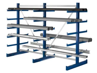 Draagarmstelling Dubbelzijdig 2000x2700x1150mm 6gelijk Lange Armen - 1