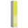 Lockerkast 1800x310x500mm 1x4 vakken cilinderslot, sokkel, RAL1018