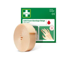 Bandage Cederroth Soft Foam beige 3cmx4.5m - 1