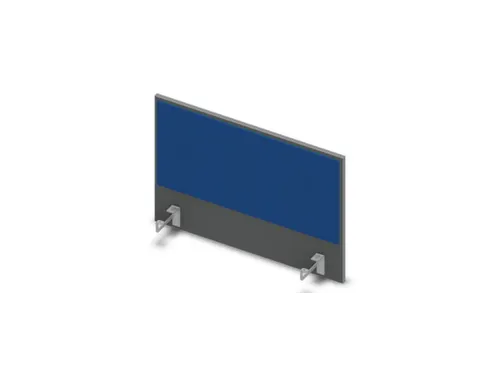 opzetpaneel bureau aanbouw zijkant MS-donkergrijs BN6016-blauw 800mm