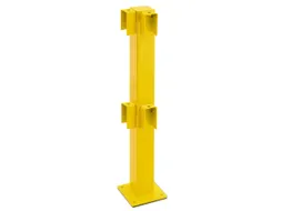Hoekpaal Voor Beschermheksysteem Buitenshuis 1000x100x100mm Geel