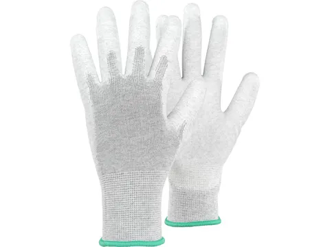 Tegera 802 ESD handschoenen, grijs/wit, maat 10, per 12 paar