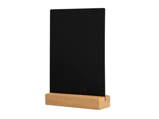 Krijtbord Europel Tafelmodel met Eiken houten voet A5 - 1