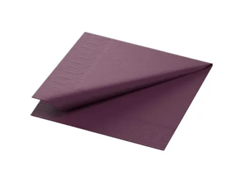 Tissue Servet 24x24cm Plum 2-laags 8x300 Stuks