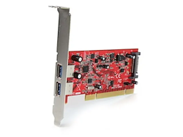 2 Poorts PCI SuperSpeed USB 3.0 Adapterkaart met SATA Voeding