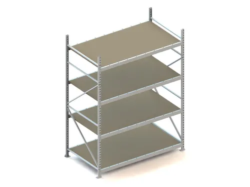 Breedvakstelling Basisveld Hxbxd 2500x1907x1050mm 4 Houten Legborden