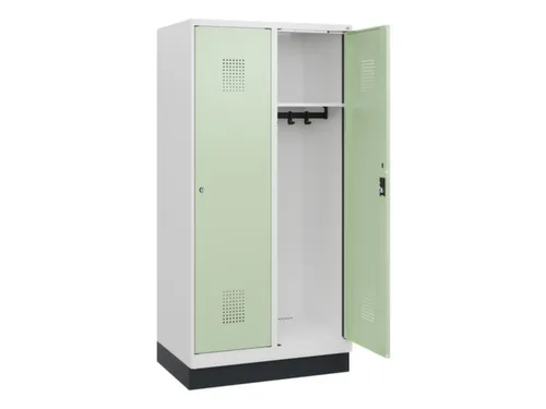 schoollocker,HxBxD 1630x800x500mm,2vak,vak B 400mm,cil.-slot,sokkel