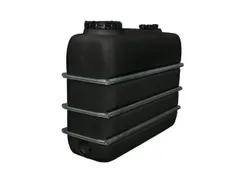 Opslagtank Ruimtebesparend Pe Hxlxb 1690x2070x720mm 2000 Liter Zwart