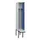 locker met bank,voor scheiding van kleding,HxBxD 2120x300x815mm,1vak