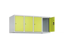 opzetkast,v. locker,4vak.,vak B 300mm,HxBxD 500x1200x500mm