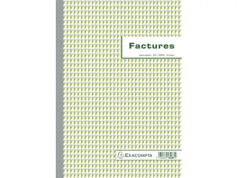 Exacompta Facturen, Ft 21 X 14,8 Cm, Dupli, Franstalig