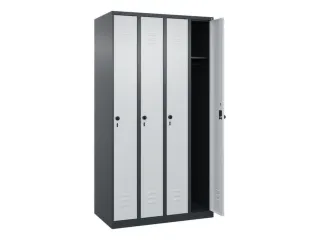 locker,HxBxD 1850x1000x500mm,4vak,vak B 250mm,draaigrendel - 2