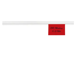 Wandlijst MAUL Express papierrail 50cm zelfklevend wit - 2