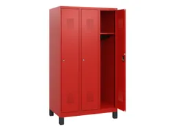 schoollocker,HxBxD 1630x900x500mm,3vak,vak B 300mm,cil.-slot,voeten