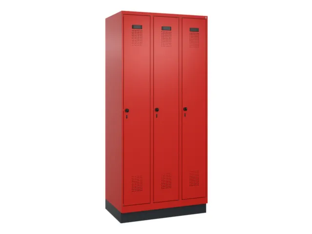 locker voor scheiding van kleding,HxBxD 1950x900x500mm,3vak