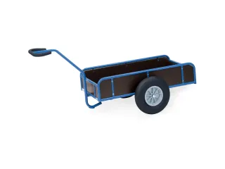 Handtrekwagen 4109P 400kg 1145x545mm hout polyurethaan wielen - 1