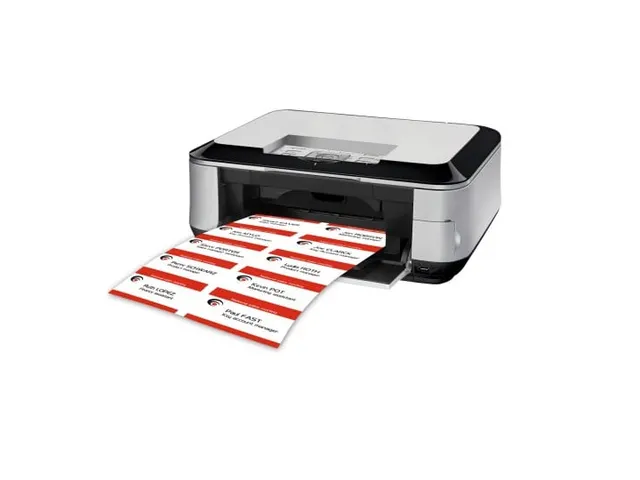 Insert pour badge Avery L4726-20 40x75mm micro perforation