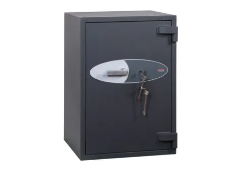 kluis,HxBxD 1020x690x690mm,2niveaus,romp RAL7024,front RAL7024