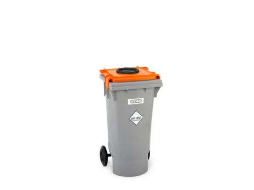 Verzamelbak,V. Spuitbussen,Kunststof,Grijs/Oranje,120L