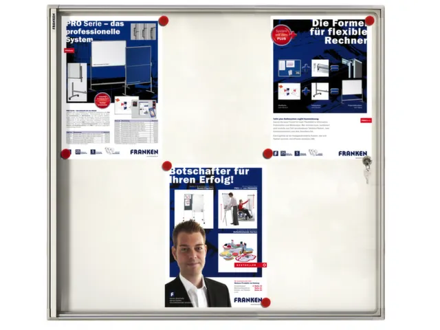 Vitrine d'affichage Intérieur Aluminium 6xA4