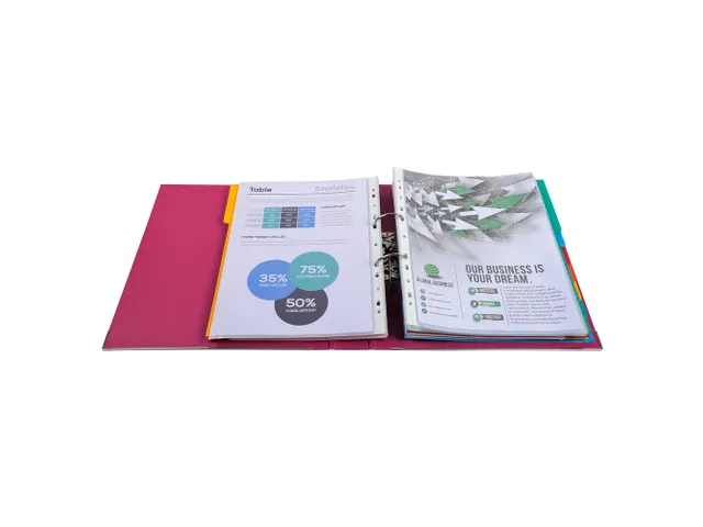 Ordner PP Prem'Touch A4maxi 50mm fuchsia