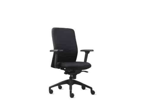 Ergonomische Bureaustoel Zwart LX111 Comfort Arbo Goedgekeurd EN1335