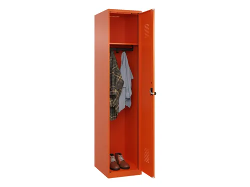 locker,HxBxD 1850x400x500mm,1vak,vak B 400mm,draaigrendel