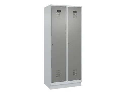 locker voor scheiding van kleding,HxBxD 1950x800x500mm,2vak