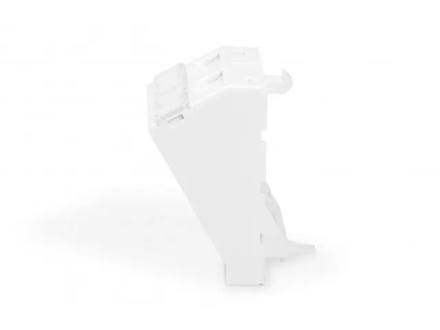 Frontpaneel 2-poorts 45x45mm Schuin voor frame DN-93802-5-SH Wit