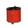 Veiligheidswandasbak Rood 2.4 liter 145x150mm Kantelbaar Cilinderslot