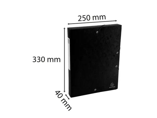 Klasseerdoos Scotten rug 40mm A4 zwart