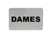 Tekstplaatje dames