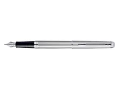 Vulpen Waterman Hémisphère Stainless Steel CT Fijn Blauwe inkt