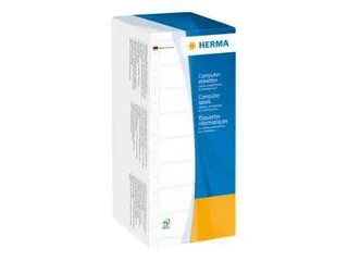 Computeretiketten Eindloos 101.6x48.4mm 1-baans Wit Papier Mat 6000 S - 1