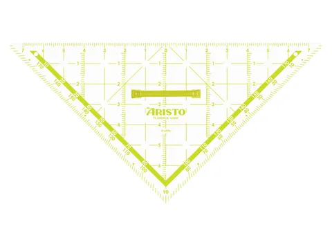 Tekendriehoek Aristo voor schoolbord 80cm