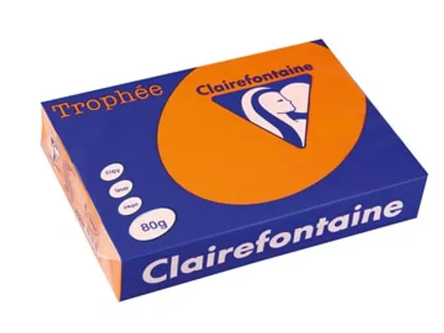 Trophée Intens Gekleurd Papier A4 80 gram 500vel Feloranje