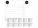 bureau onderlegger Sigel 42x29,7cm week planner kalender zwart