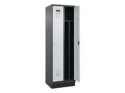 locker voor scheiding van kleding,HxBxD 1950x600x500mm,2vak