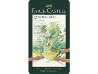 Pastelpotlood Faber-Castell Pitt metalen etui a 12 stuks - 3