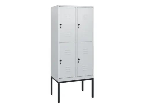 dubbeldekse locker,HxBxD 1950x800x500mm,2x2vak.,vak B 400mm
